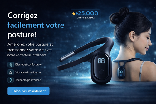 Correcteur de Posture Intelligent avec Vibration