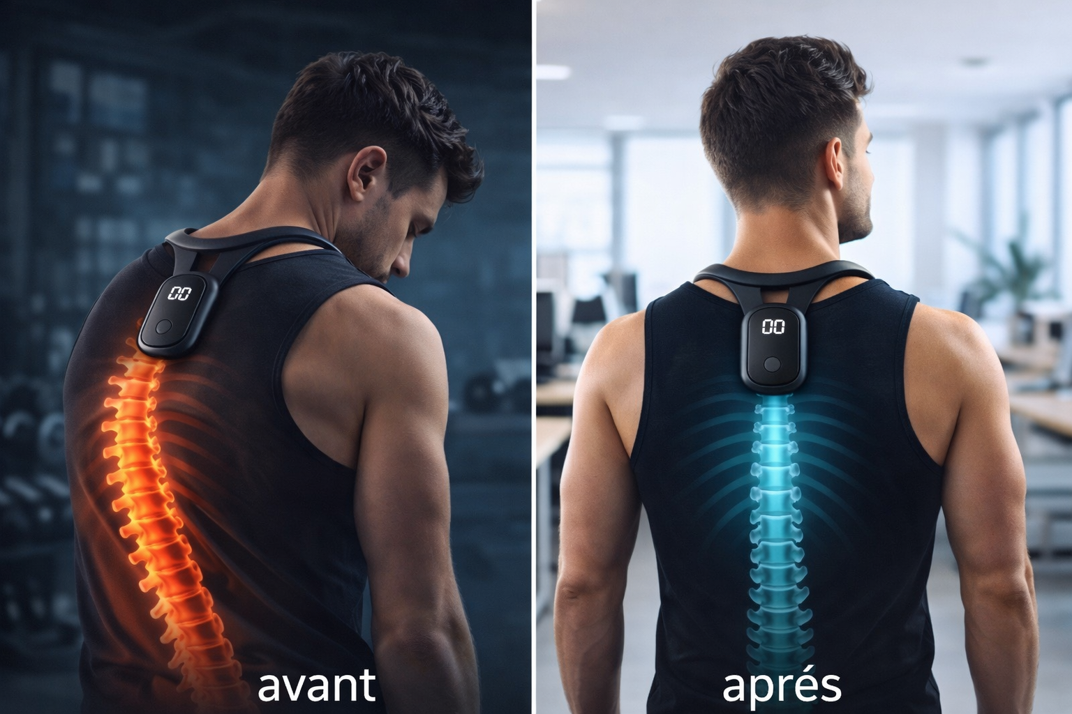 Correcteur de Posture Intelligent avec Vibration